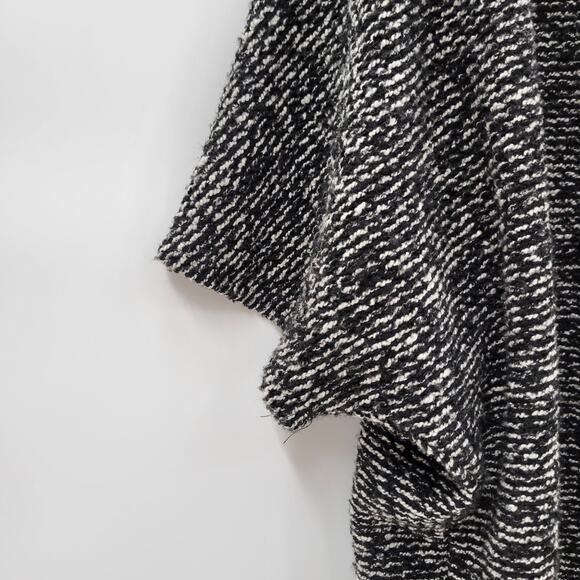 BB Dakota Womens Knit Cardigan Black XS Open Front Design Relaxed Fit 3/4 Sleeve - Picture 3 of 12